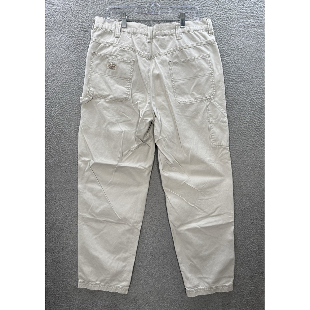 Vintage Old Navy Pants Mens 36x34 Tan‎ Carpenter Baggy Skater Grunge Y2K